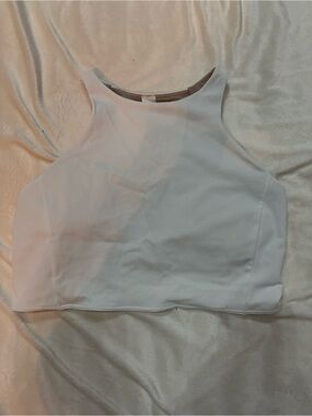 lululemon athletica White High-Neck Crop Top
